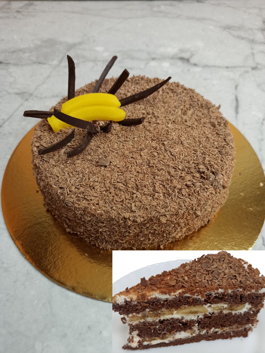 Торт Шоколадно-Банановый