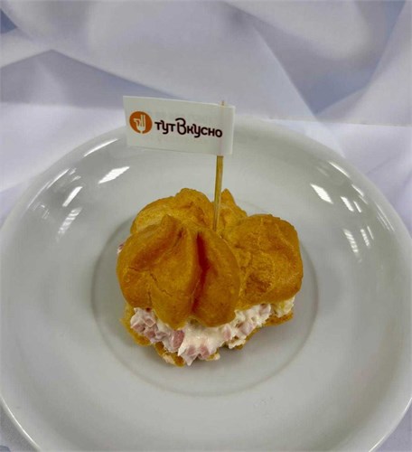 Профитроли с курой, сыром и ананасом 1015489 - фото 7430