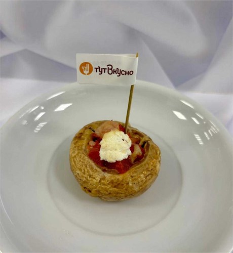 Шампиньоны, запечен.с сыром и помидором 1025792 - фото 7461