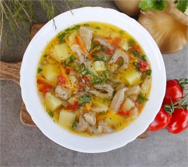 Суп грибной с картофелем 1001763