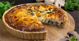Киш с курицей, грибами и картофелем 1246826