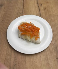 Филе судака припущенное с овощами 1001900