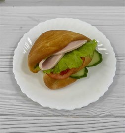 Чиабатта с ветчиной и соусом тар-тар 1067362