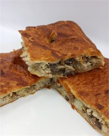 Пирог с картофелем и грибами 1240509