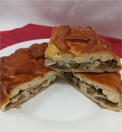 Пирог с курицей и грибами 1240531
