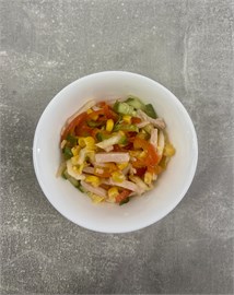 Салат из пекинской  капусты с ветчиной 1248189