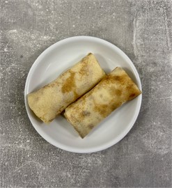 Блины с творогом и персиком 1249560