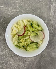 Салат из пекинской капусты с огурцом с редисом 1000129