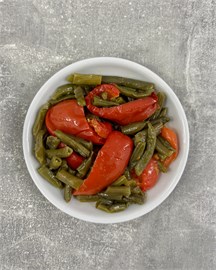 Фасоль жаренная с болгарским перцем 1001451